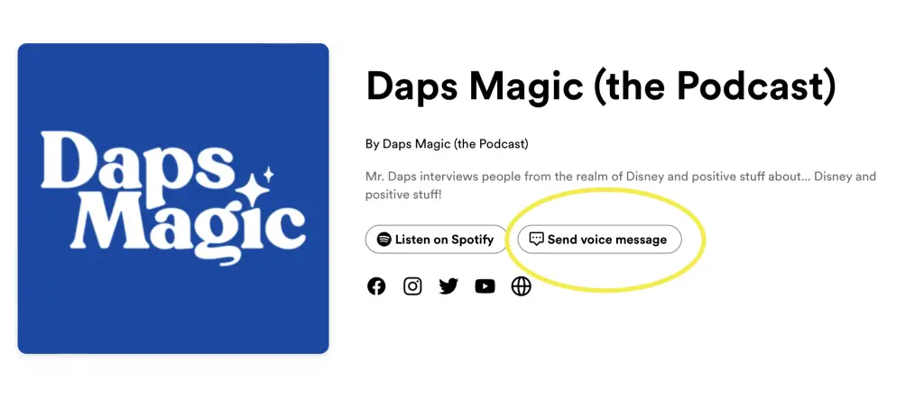 Daps Magic (the Podcast) - Send Voice Message